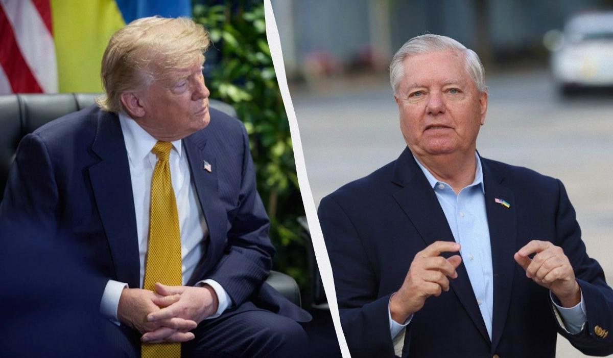 Дональд Трамп і Ліндсі Грем під час спільного заходу