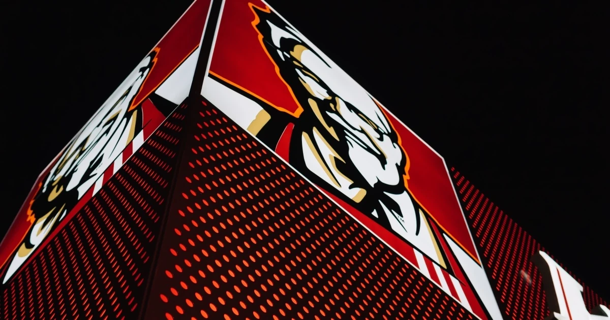Продукція Coca-Cola у ресторанах KFC